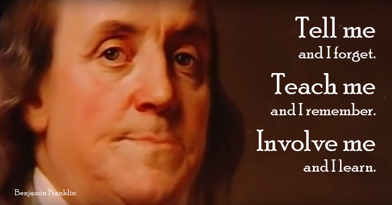 Ben Franklin educational quote, Imagine Learning blog